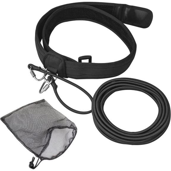Swim Resistance Belt - Swim Tether &  Leash