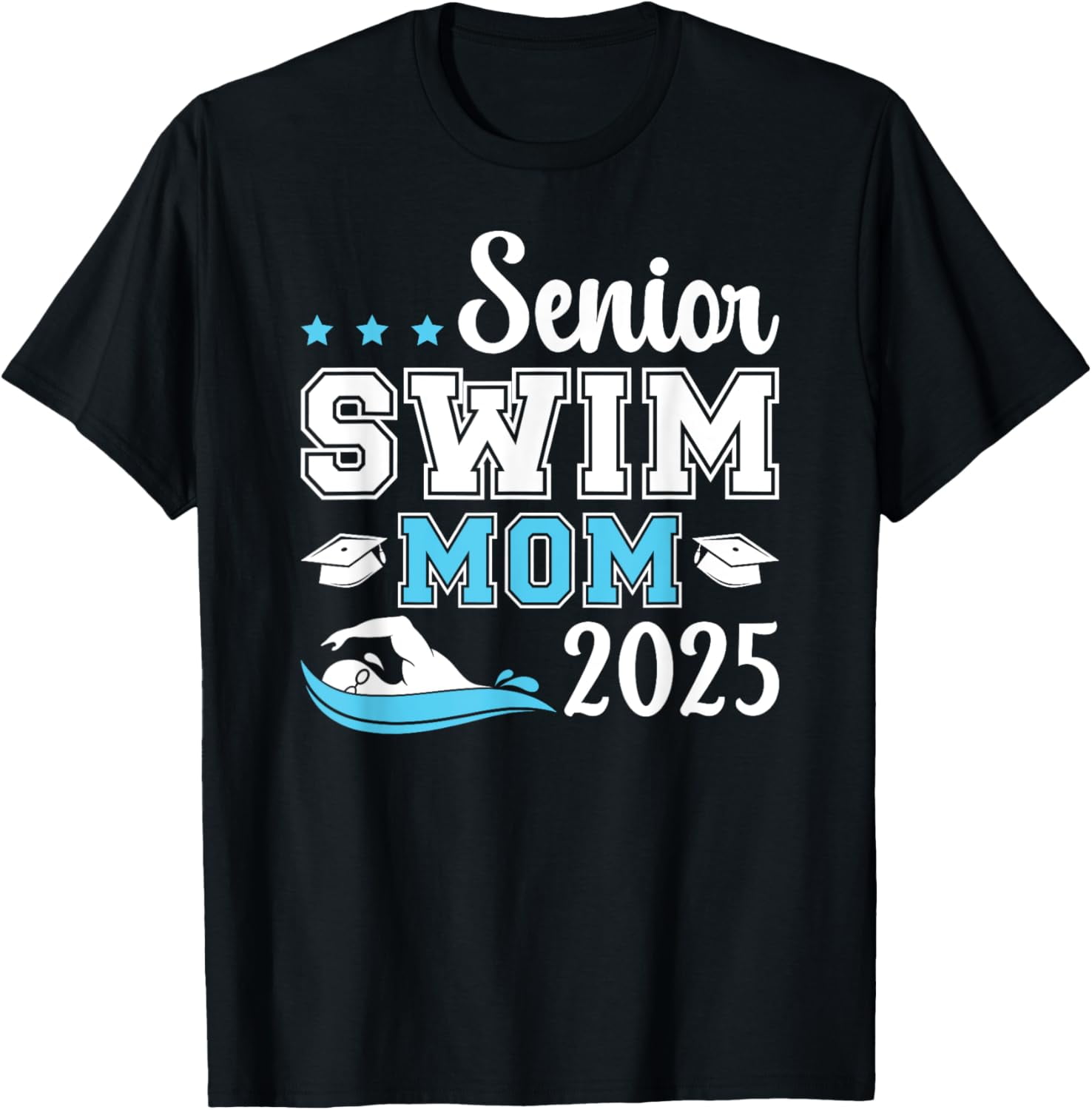 Swim Senior Mom 2025 Swimming Senior Mother 2025 TShirt