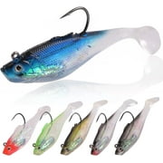 Swim Shad Fishing Soft Bait Pre-Rigged Fishing Lures