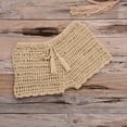 thumbnail image 1 of Swim Shorts For Women Lace Tummy Control High Cut Bathing Suit Comfortable Ruched Scrunch Swimsuit Bottom Beige M, 1 of 8