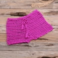 thumbnail image 1 of Swim Shorts For Women Lace Tummy Control High Cut Bathing Suit Comfortable Ruched Scrunch Swimsuit Bottom Hot Pink S, 1 of 8