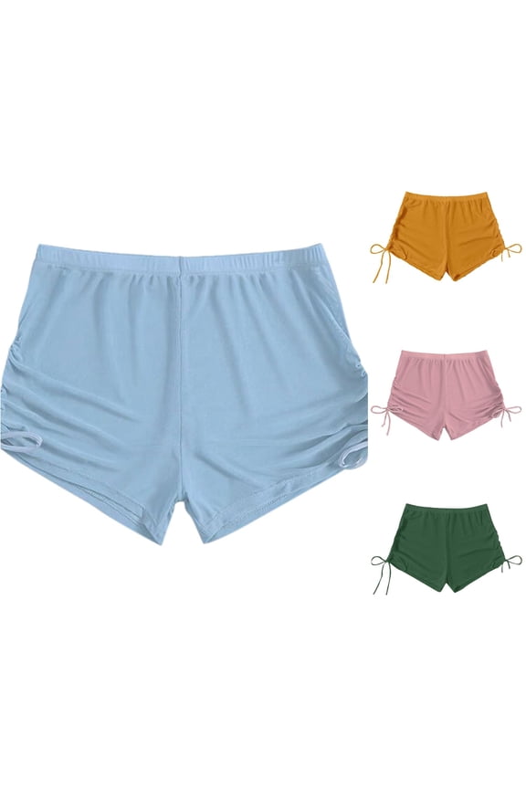 Swim Shorts High Waisted Tummy Control Swimsuit Bottom Cute Swimsuits