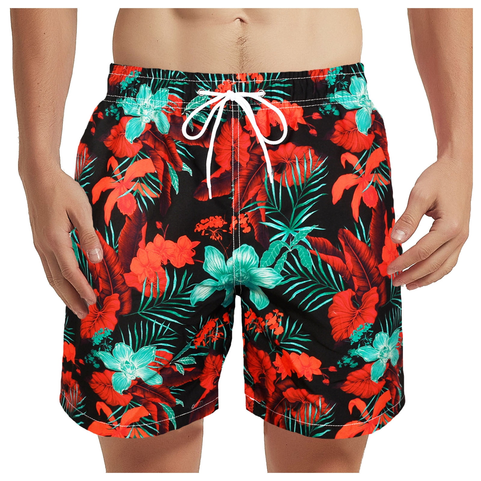 Swim Shorts Mens 4th Of July Swim Trunks American Flag Swim Trunks Men Quick Dry Swim Suits Board Shorts Chubbies Swim Trunks Big and Tall Swim Trunks for Men Walmart