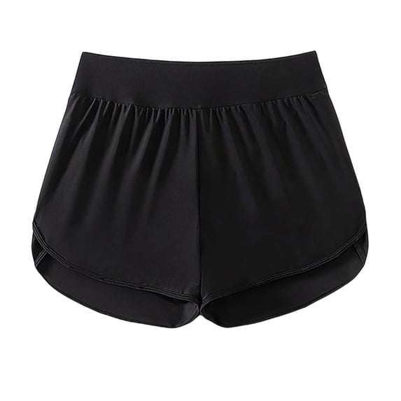 Swim Shorts Women 2 in 1 Board Side Split Swim Trunk Lightweight Elastic Waist Pant Quick Dry 2026 Summer Beach Cover Ups for Women Athletic Short Pants Workout Running Sweatpant