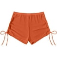 thumbnail image 1 of Swim Shorts Women Vintage Bikini Bottom Briefs Beachwear Side Tie Thong Bathing Swim Shorts for Women, 1 of 5
