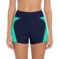 thumbnail image 1 of Swim Shorts for Women High Waisted Board Shorts Tummy Control Bikini Bottoms Quick-Dry Boyshorts Layered Athletic Swimwear Bottom, 1 of 4