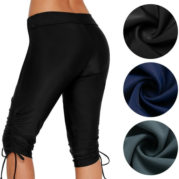 Swim Shorts for Women Swim Board Shorts High Waisted Tankini Swimsuit Shorts