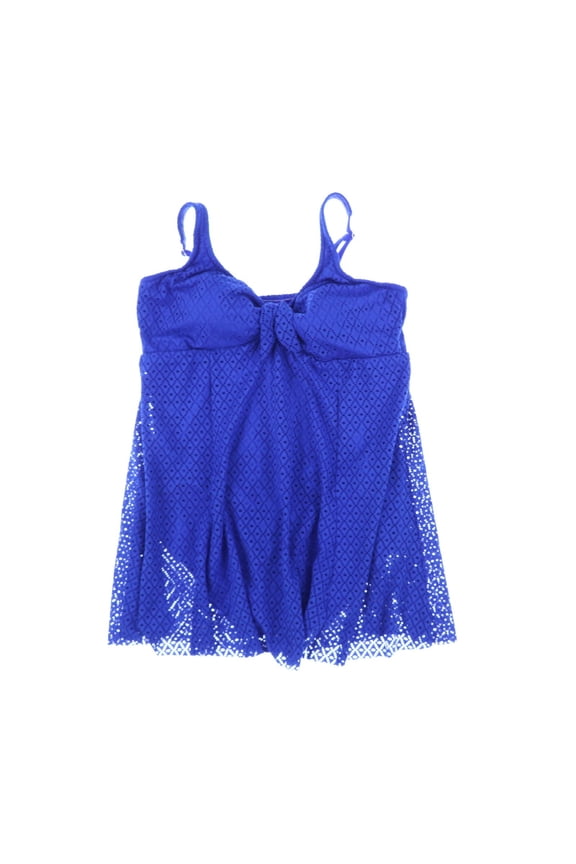 Women's Plus Size One Piece Swimsuit Blue 20W