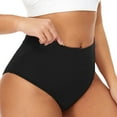 thumbnail image 1 of Swim Suits for Women,Leak Proof Period Underwear Four Layer High Waist Swim Trunks Quick Dry Sports Panties for Athletic Training,Tankini Swimsuits for Women,M,Black, 1 of 4