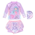 thumbnail image 1 of Swim Suits for Girls Cute Korean Style Toddler Big Sun Pool Swimming Suit, 1 of 3