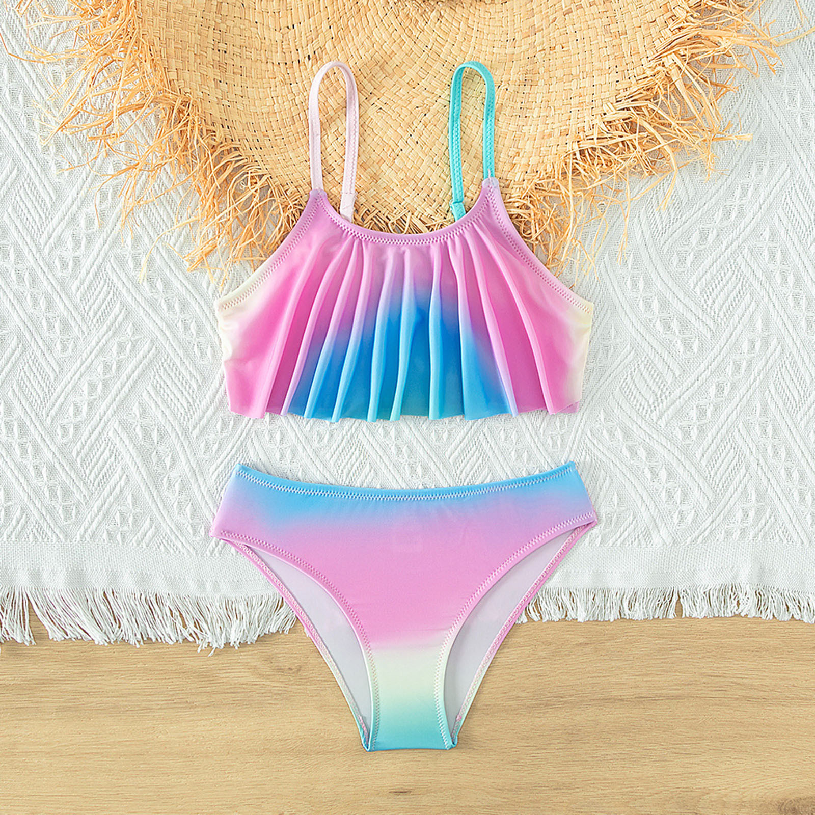 Swim Suits For Teens Two Pcs High Waist With Adjustable Strap Girls Swim Suits For Teens Two Pcs High Waist With Adjustable Strap Girls