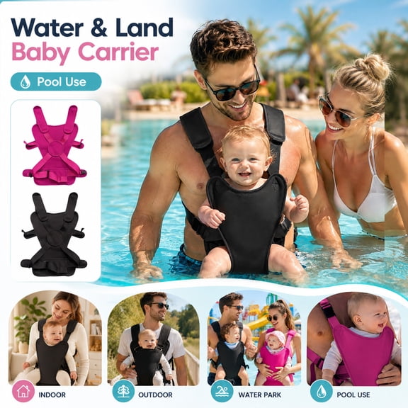 Swim Support Gear, Swim Harness, Student Floatation Vest, Pool Safety Vest for Babies, with Soft Padded Construction, 19X14X18 Inch for At-Home Pools, Beach and Water Park Summer