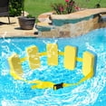 thumbnail image 1 of Swim Training Float Waist Belt - Buoyancy Board, Back Floating Belt for Swim Training, with Adjustable Strap - Yellow, 1 of 4
