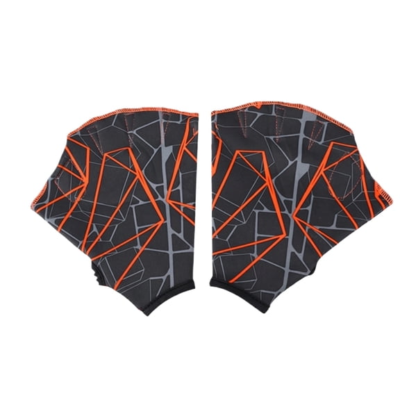 Swim Training Hand Paddle, Diving Swimming Training Hand Webbed Glove for Underwater Swim and Pool Practice Use for Lap M, Gray