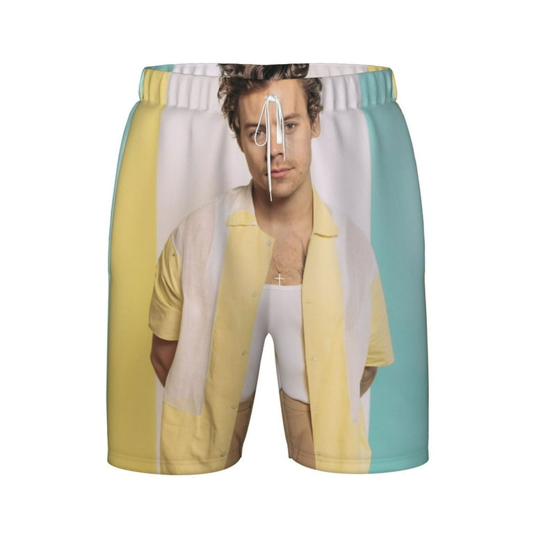 Harry styles white shorts hotsell