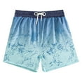 thumbnail image 1 of Toddler Swim Trunks 2t Swimming Short Funny Cute Print Drawstring Bathing Suits for Kids Swimwear Blue,140, 1 of 5