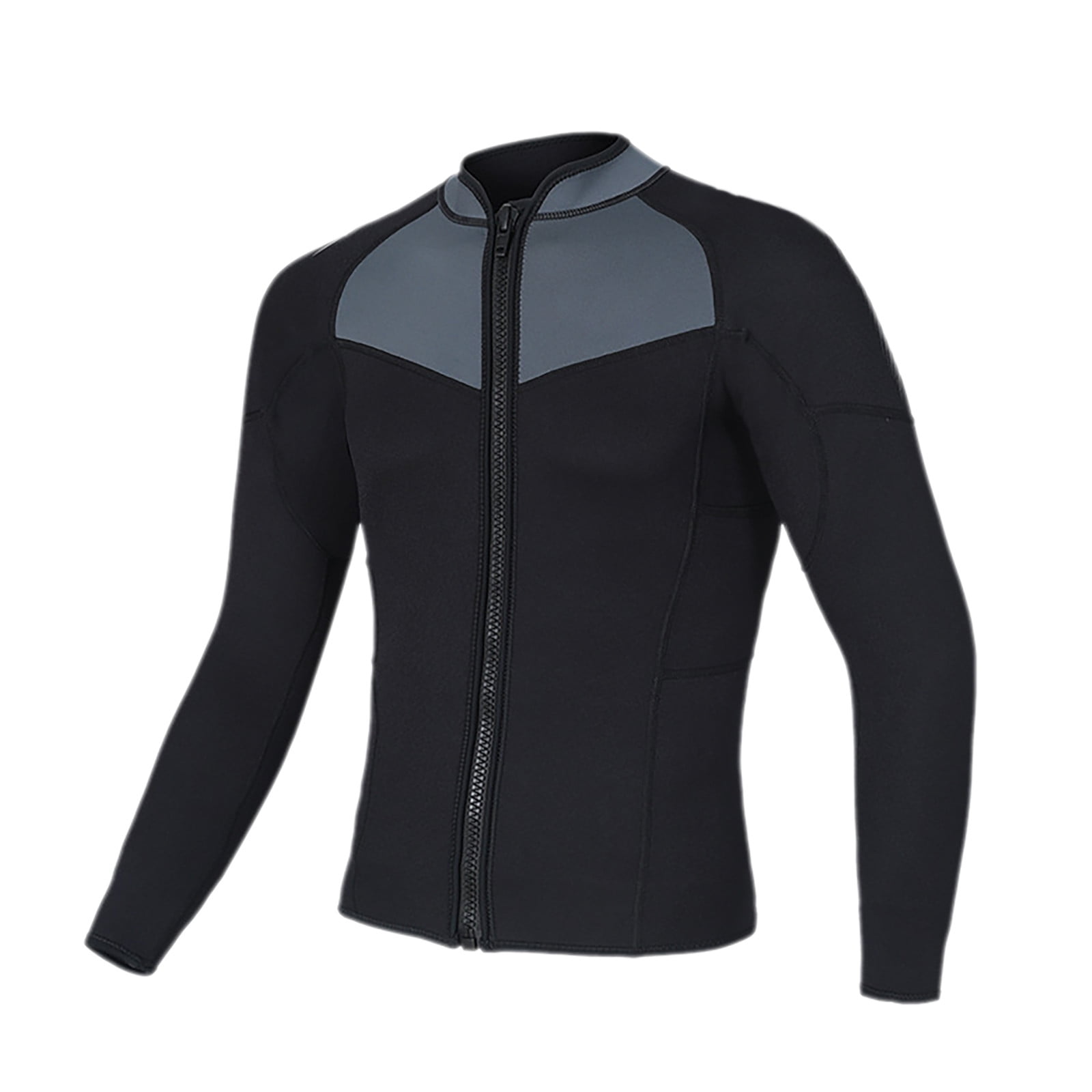Swim Trunks Men Men's Wetsuit Diving Surfwear Shirt Long Sleeve Athletic Casual Style Shirt Men Shorts Jean Short Zipper Pocket Bathing Suit Liner Fabric Swim Trunks Designer Mens Baiting Suit Gray M