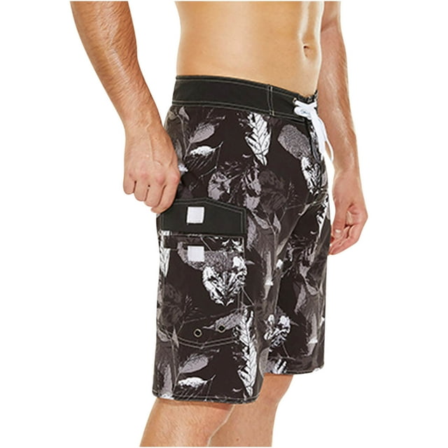 Swim Trunks for Men, Mens Casual Summer Board Shorts Printed Quick-dry ...