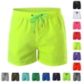 thumbnail image 1 of Swim Trunks Men Quick Dry Swim Shorts Summer Shorts Yellow Shorts Size S-5XL, 1 of 4