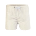 thumbnail image 1 of Swim Trunks Men Solid Elastic Waist Quick Dry Liner Swim Shorts Beach Breathable Swimsuit Bottom With Drawstring Beige XXXXXL, 1 of 2