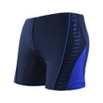 thumbnail image 1 of Swim Trunks Men's Sport Casual Style Colour Block Holiday Swimming Shorts Mens Slim Shorts Swim Trunks No Mesh Liner Mens Xx Short Zipper Pocket Casual Size 50 Bright Board Bathing Blue XXL, 1 of 4