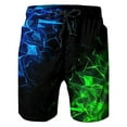 thumbnail image 1 of Swim Trunks Quick Dry Surfing Sports Swimtrunk With Pockets Black XXXXXXL, 1 of 3