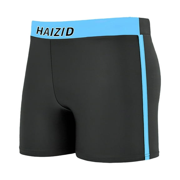 Swim Trunks Quick-Drying, Breathable Solid Color Swim Trunks Swim Shorts Square Leg Swimsuit Swimming Trunks Sky Blue Swim Jammers Boys