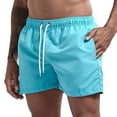 thumbnail image 1 of Swim Trunks Swim Shorts for Men Quick Dry Board Shorts Bathing Suit Breathable Drawstring With Pockets for Surfing Beach Summer, 1 of 6