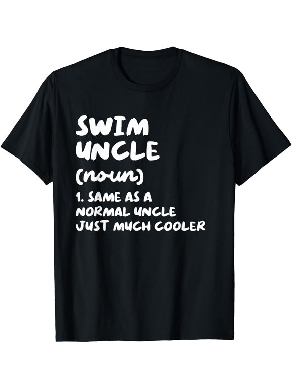 Swim Uncle Definition Sports Vintage Birthday T-Shirt