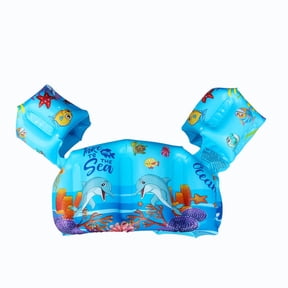 Swim Vest, Arm Band,Inflatable Arm Support Floats Vests Swim Vest for Water Play, Pool Floats with Swimming Arm Floaties