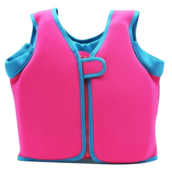Swim Vest For Kids Children’s Swim Vest Adjustable Floatation Jacket for 5090LBS Perfect for Pool, Lake & Boating 3 4 #Hot Pink