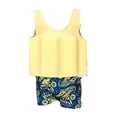 thumbnail image 1 of Swim Vest for Kids 5-7 Years Kids Swim Vest Toddler Floaties Adjustable Strap Swimming for Toddlers Children Float Swimsuit, Suitable for Age 1-7 Years/22-88lbs #Yellow, 1 of 3