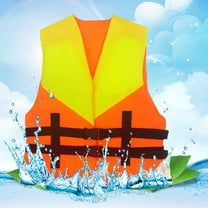 Swim Vest Life Jacket Flotation Buoyancy Swimsuit Trainer Vests Breathable Lightweight And Convenient Outdoor Swimming Life Jacket For Children Orange One Size/(2-8 Years)