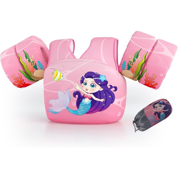 Swim Vest for Toddler, Suit for Kids 28-70 lbs, Floaties for Boys and Girls Swimming Aid, Training, Suit for Infant/Toddler/Children