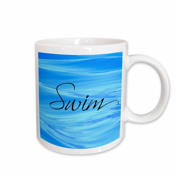 3drose, Swim, Water Background, Pool Water, 11oz Mug