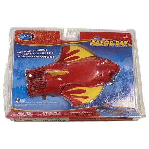 Swim Ways Red Razor Ray Swimming Pool Toy Red Stingray