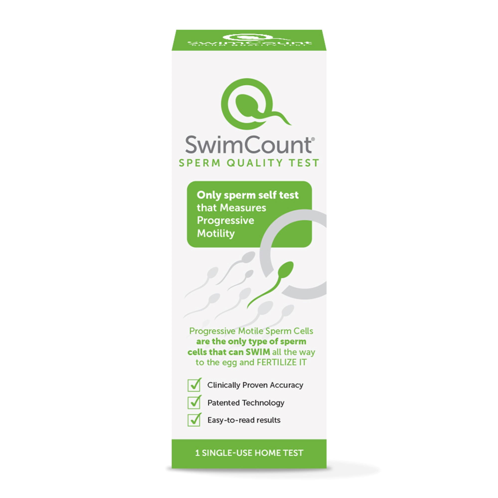 Sperm Test SwimCount Sperm Quality Test: Accurate Home Testing Kit for Assessing Male Fertility and Sperm Health by Measuring The Number of Progressive Motile Sperm Cells -Male Fertility Test