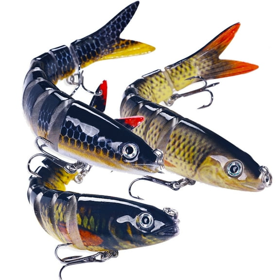 SwimPanfish Multi Jointed Panfish Bluegill Swimbaits Hard Topwater Bass Lures Fishing Lure Crank Saltwater