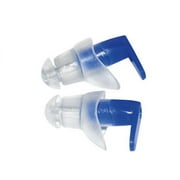 SwimTech Pool Swimming Water Ear Protection Plugs + Case - Blue