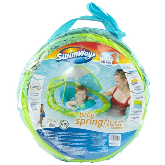 SwimWays Baby Spring Float Sun Canopy, Green - Walmart.com