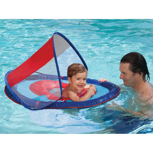 SwimWays Baby Spring Sun Canopy For Swimming Pool Float - Walmart ...