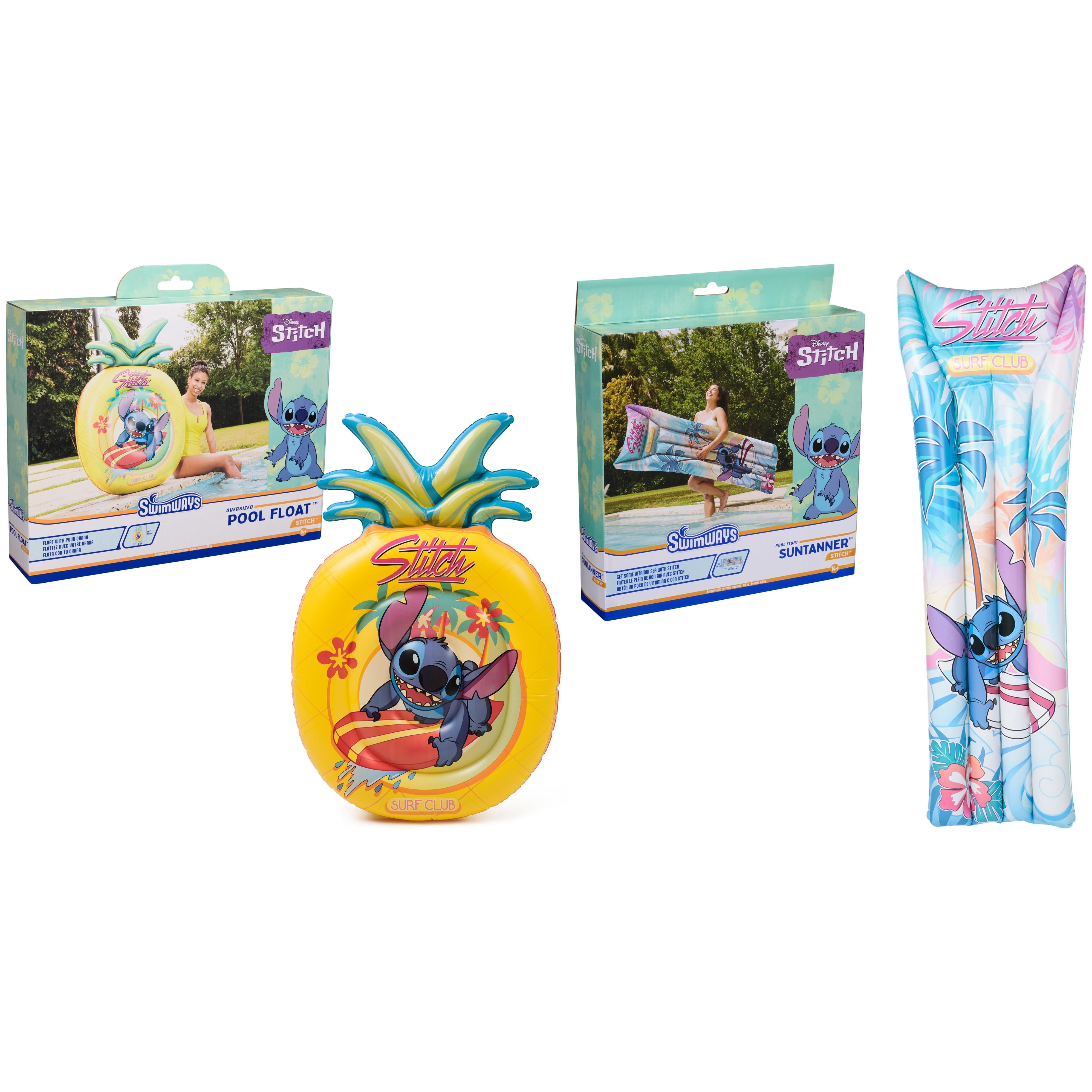 SwimWays Disney Stitch Suntanner Pool Float, for Adults and Teens Age 14 & up