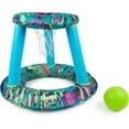 thumbnail image 1 of SwimWays Hydro Spring Hoops Inflatable Pool Game Basketball Set, 1 of 7