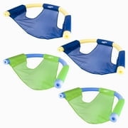 SwimWays Mesh Floating Pool Chair Noodle Slings (4 Pack)
