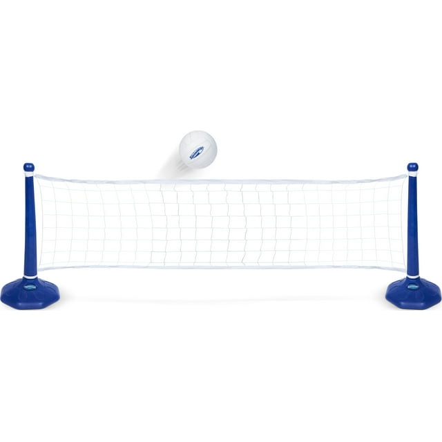 SwimWays Poolside Volleyball Set for Inground Swimming Pools