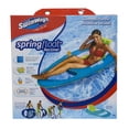 thumbnail image 1 of SwimWays Spring Float Recliner - Swim Lounger for Pool or Lake - Light Blue/Lime, 1 of 7