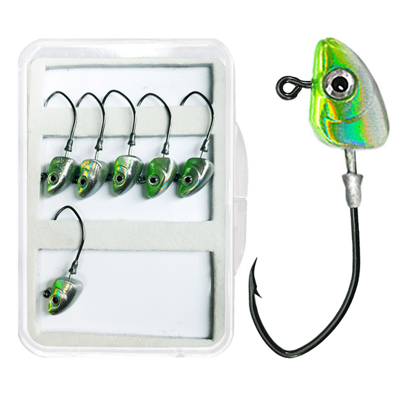 Swimbait Jig Heads Fishing Jig Heads freshwater Hooks Swimbait Jig Head Minnow Fishing Jigs Heads for Bass Fishing 1/4oz 1/8oz 3/8oz