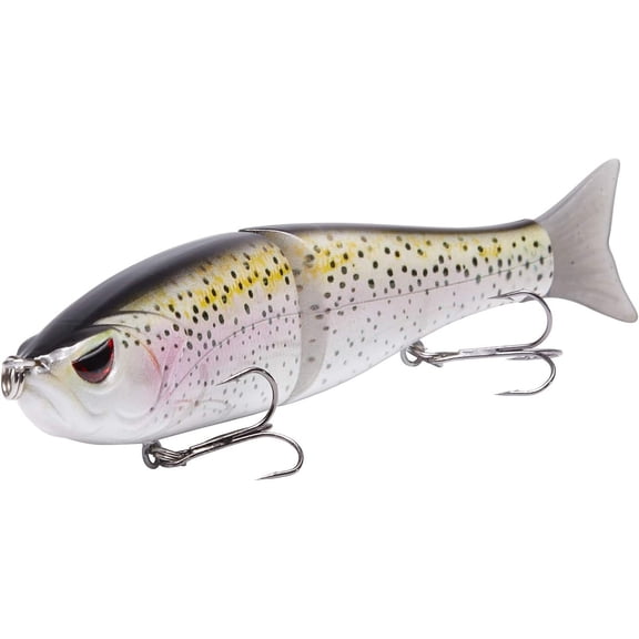 Swimbaits 4.5in Pike Trout Glide Baits Minnow Hard Bass Fishing Lure. Glass minnow