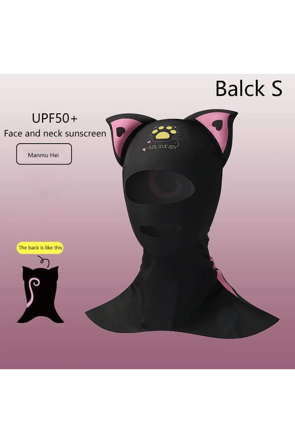 Swiming Diving Facekini UV Sun Protection Full Face Mask Head Neck Cover Face