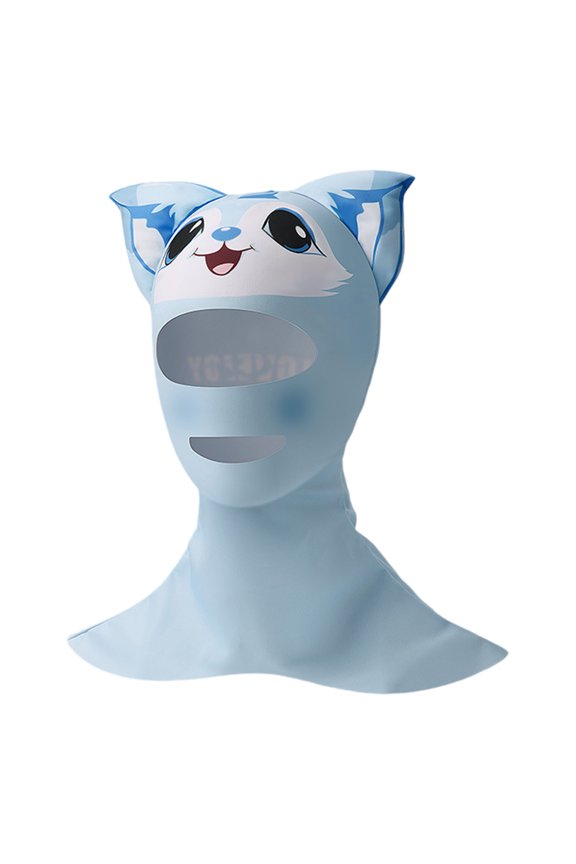 Swiming Diving Facekini for Sport Head Neck Cover Sun Protections Full Face Mask Elastic Swim Caps